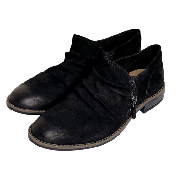 Clarks Collection Leather Side Zip Camzin Pace Black Women’s Sz 9 - Picture 2 of 8